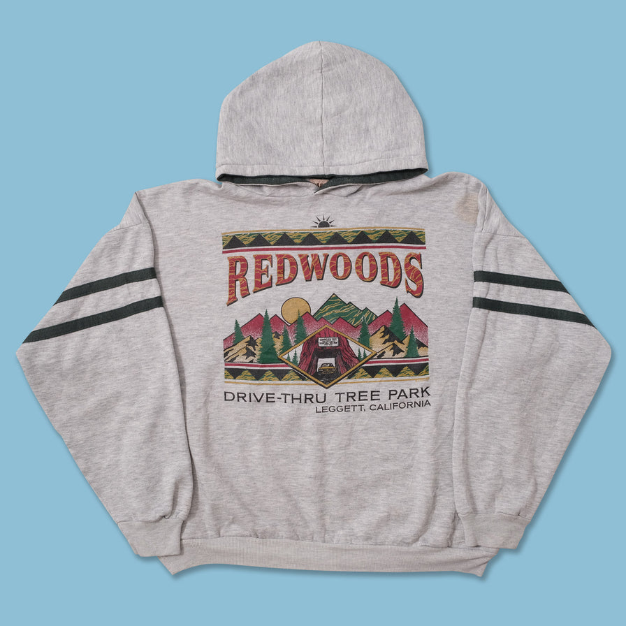 Vintage Redwoods Tree Park Hoody Large 