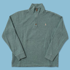 Vintage Polo Ralph Lauren Q-Zip Sweater Medium 