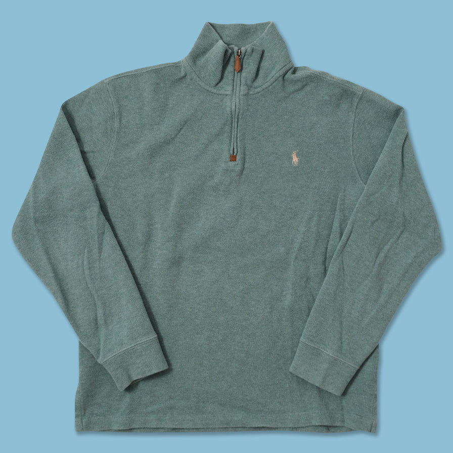 Vintage Polo Ralph Lauren Q-Zip Sweater Medium 