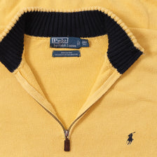 Vintage Polo Ralph Lauren Q-Zip Knit Sweater XXLarge 
