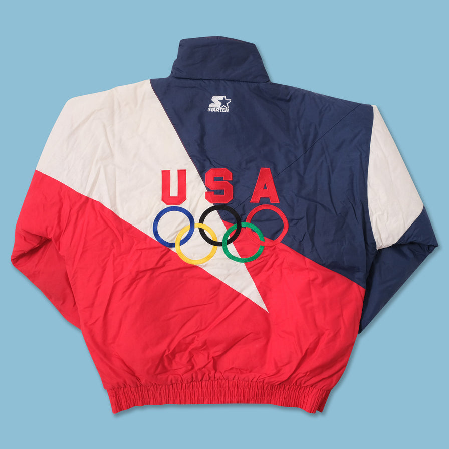 Vintage Starter USA Olympic Padded Jacket Medium | Double Double