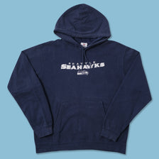 Vintage Seattle Seahawks Hoody Large 