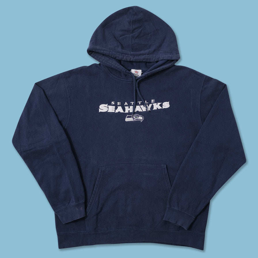 Vintage Seattle Seahawks Hoody Large 