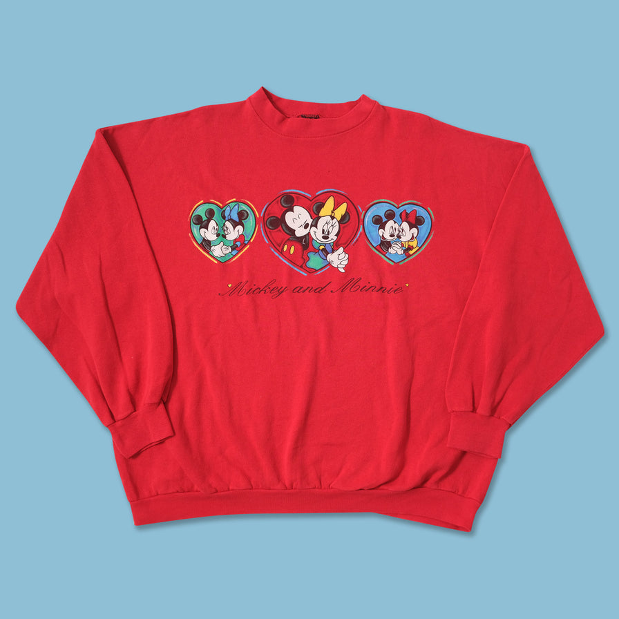 Vintage Mickey and Minnies Sweater XLarge 