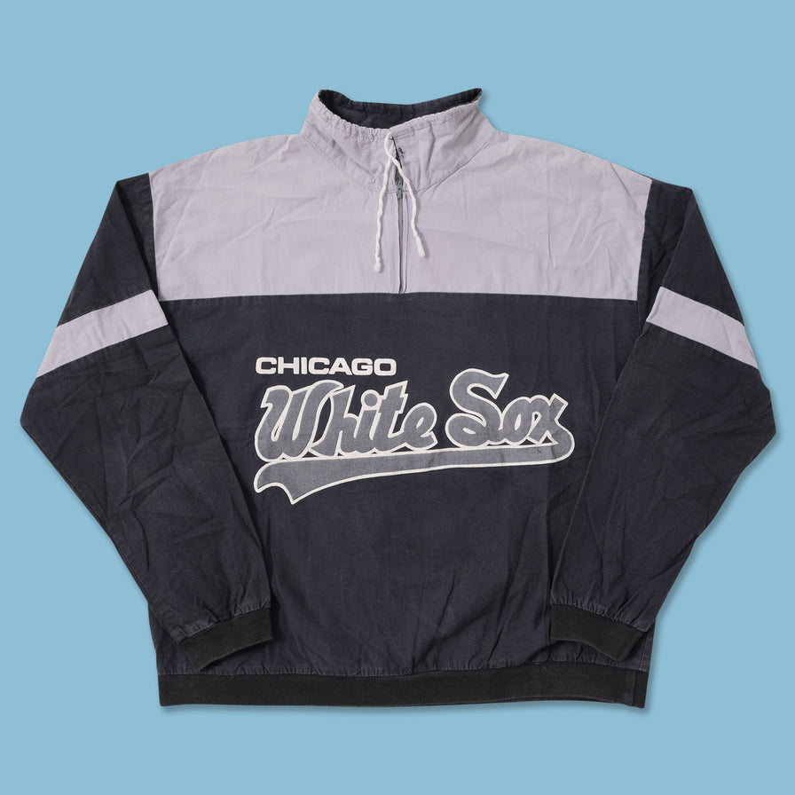 Vintage Chicago White Sox Q-Zip Pullover Medium 