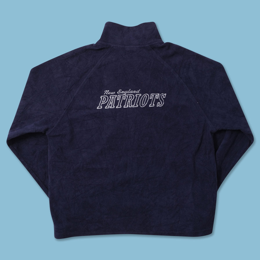 Vintage Reebok New Englans Patriots Fleece Jacket Medium 