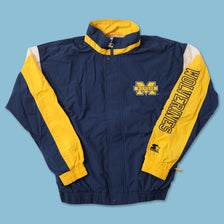 Vintage Starter Michigan Wolverines Light Jacket Large 