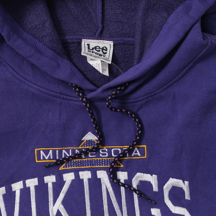 Vintage Minnesota Vikings Hoody Large 