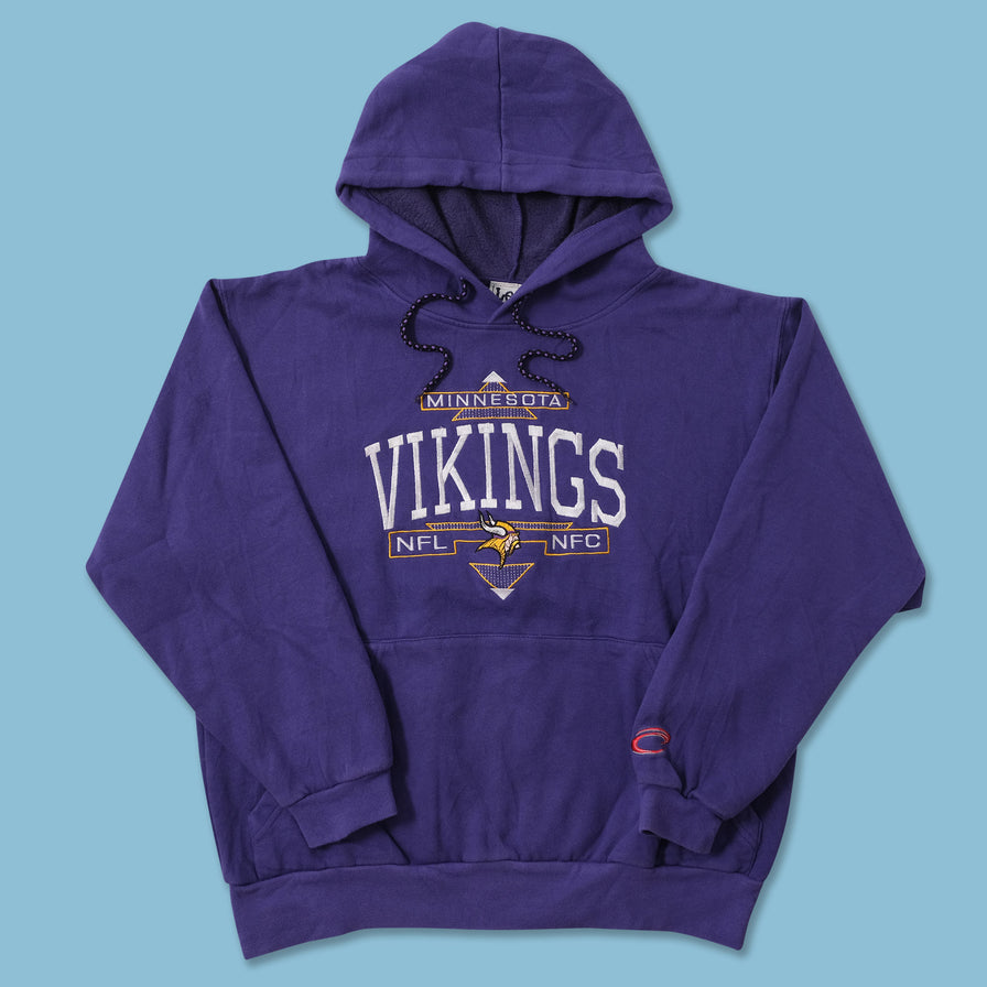 Vintage Minnesota Vikings Hoody Large 