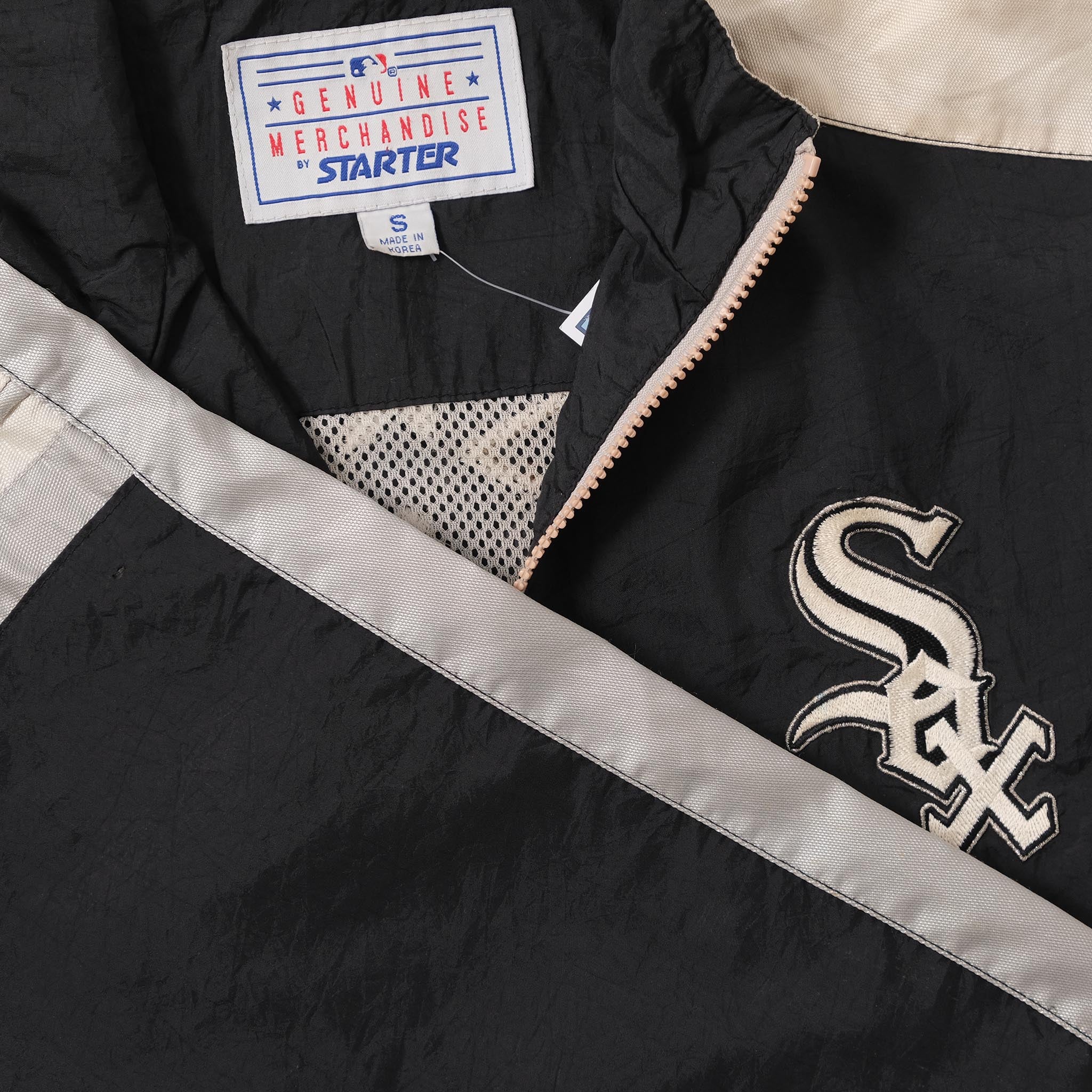 Vintage Starter Chicago White Sox Track Jacket Medium