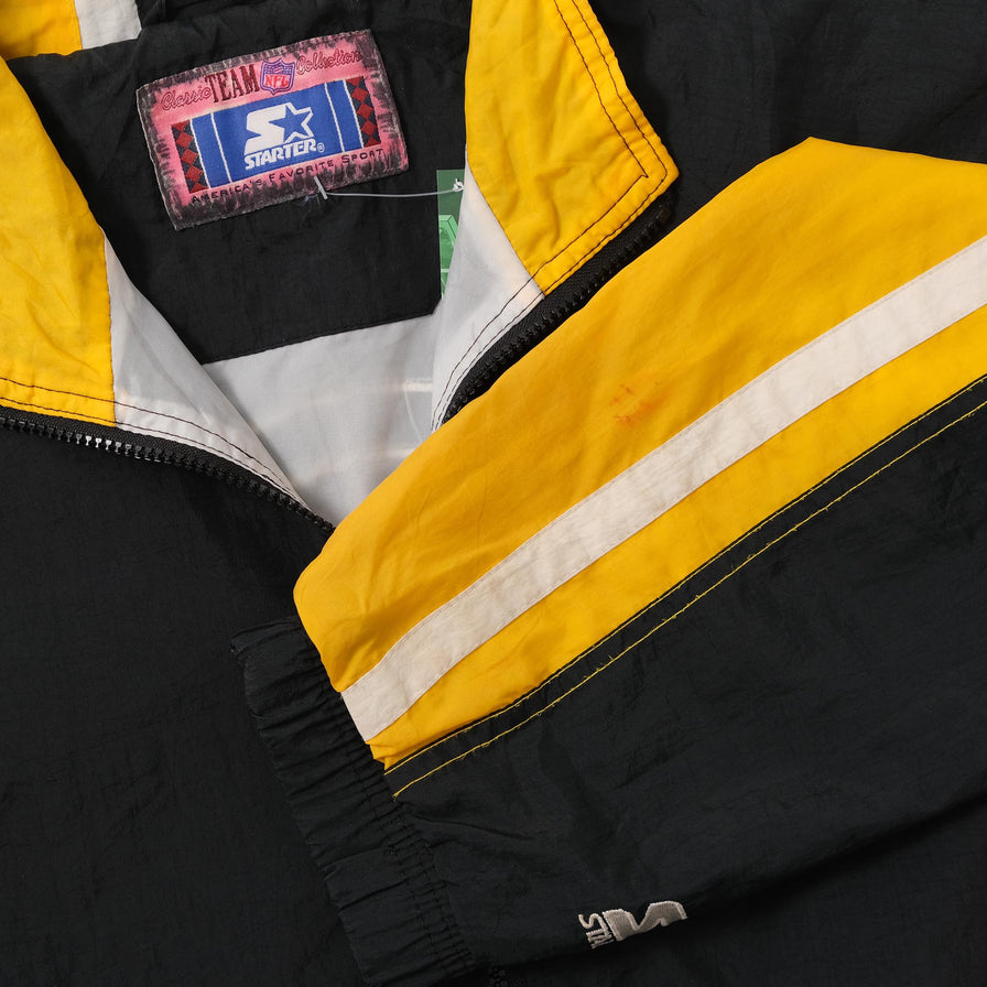 Vintage Starter Pittsburgh Steelers Track Jacket Medium 