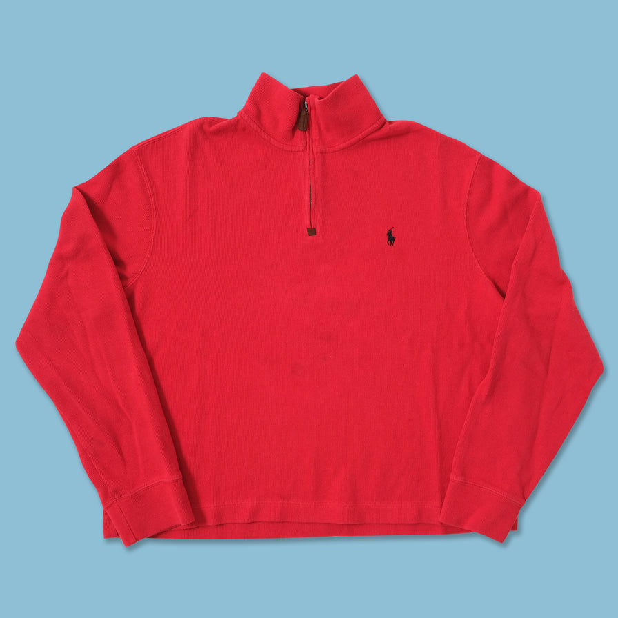 Vintage Polo Ralph Lauren Q-Zip Sweater Medium 