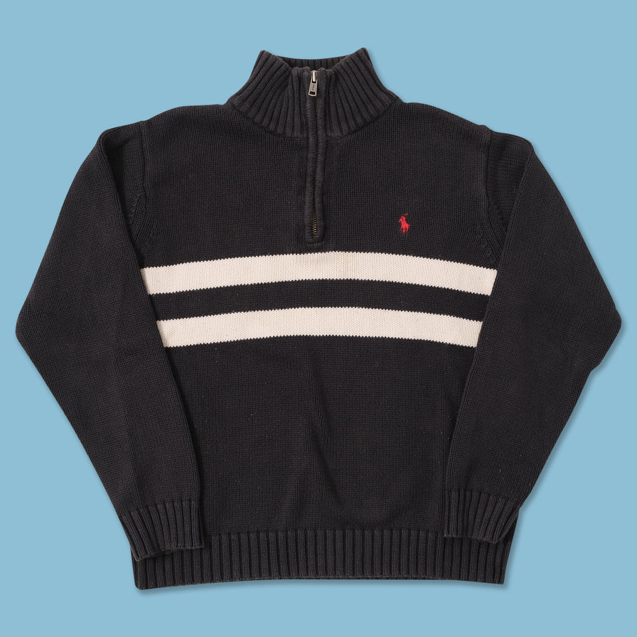 Vintage Women's Polo Ralph Lauren Q-Zip Knit Sweater XSmall 