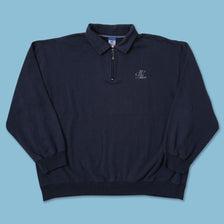 Vintage Logo Athletic Q-Zip Sweater XLarge 