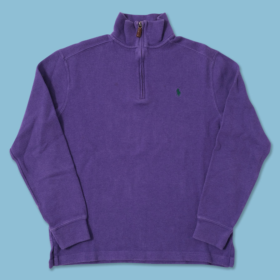 Vintag Polo Ralph Lauren Q-Zip Sweater Small 
