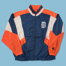 Vintage Starter Detroit Tigers Track Jacket Large 