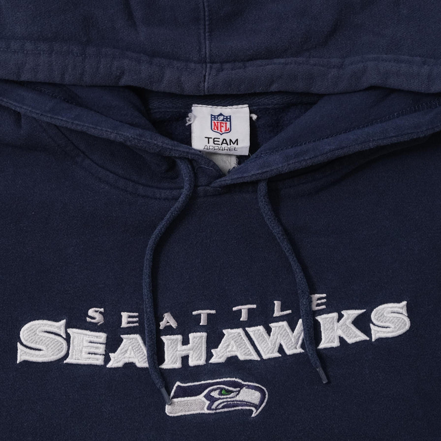Vintage Seattle Seahawks Hoody Large 