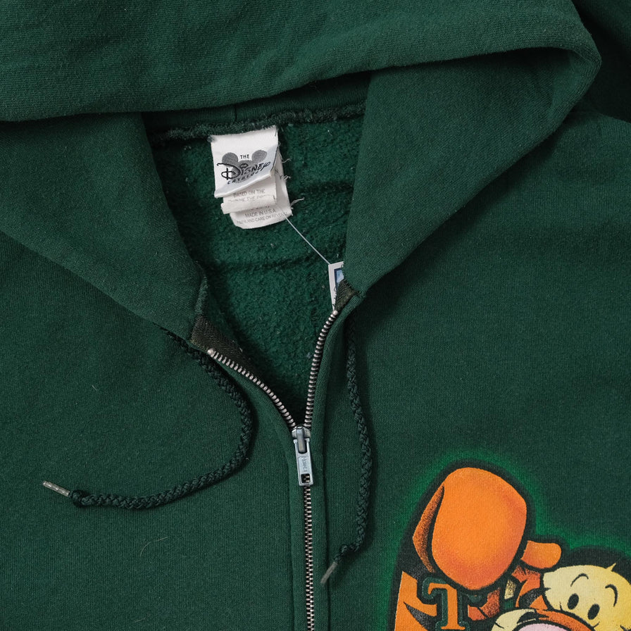Vintage Tigger Zip Hoody Large 