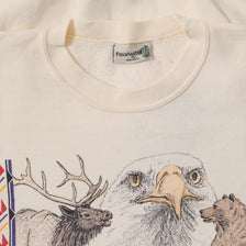 Vintage Trading Post Animal Sweater XLarge