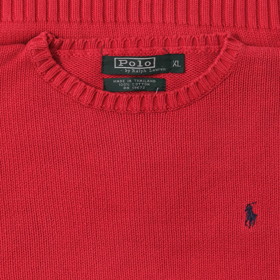 Vintage Polo Ralph Lauren Knit Sweater Medium 