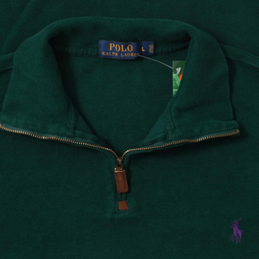 Polo Ralph Lauren Q-Zip Sweater Large 