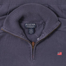 Polo Jeans Q-Zip Knit Sweater Large 