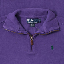 Vintag Polo Ralph Lauren Q-Zip Sweater Small 