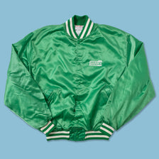 Vintage Satin Varsity Jacket Large 