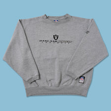 Vintage Reebok Oakland Raiders Sweater Large 