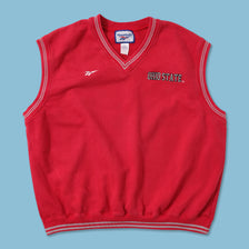 Vintage Reebok Ohio State Sweater Vest XLarge 