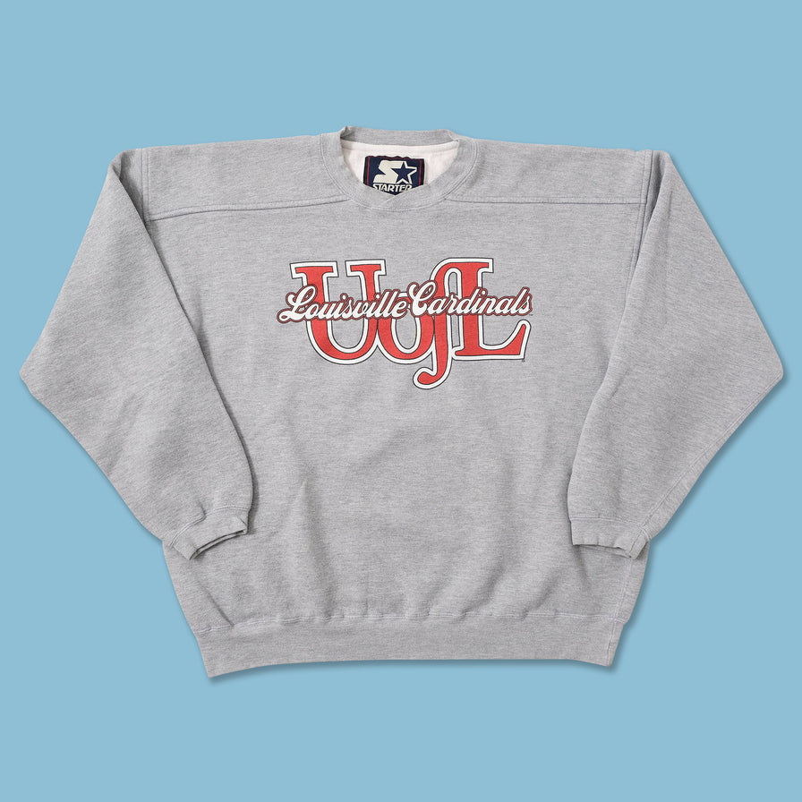 Vintage Starter Louisville Cardinals Sweater Large 