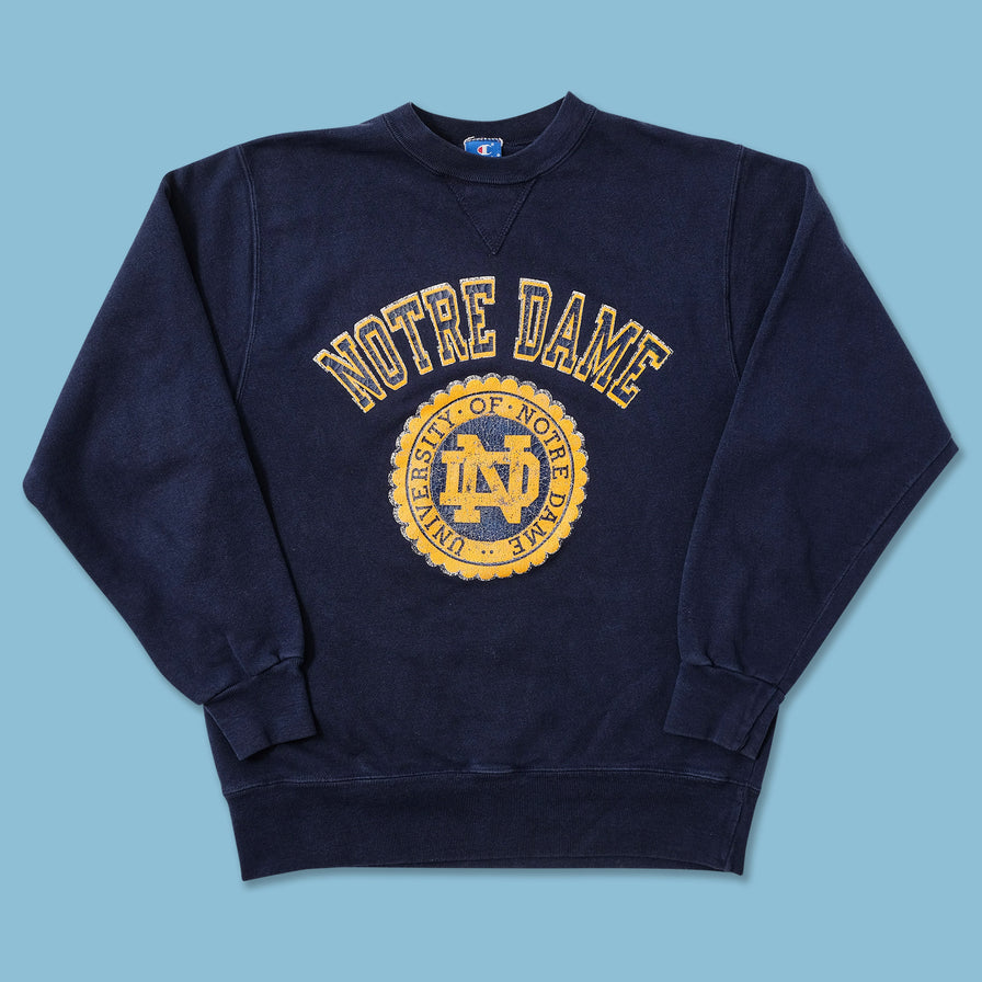 Vintage Champion Notre Dame University Sweater Small 