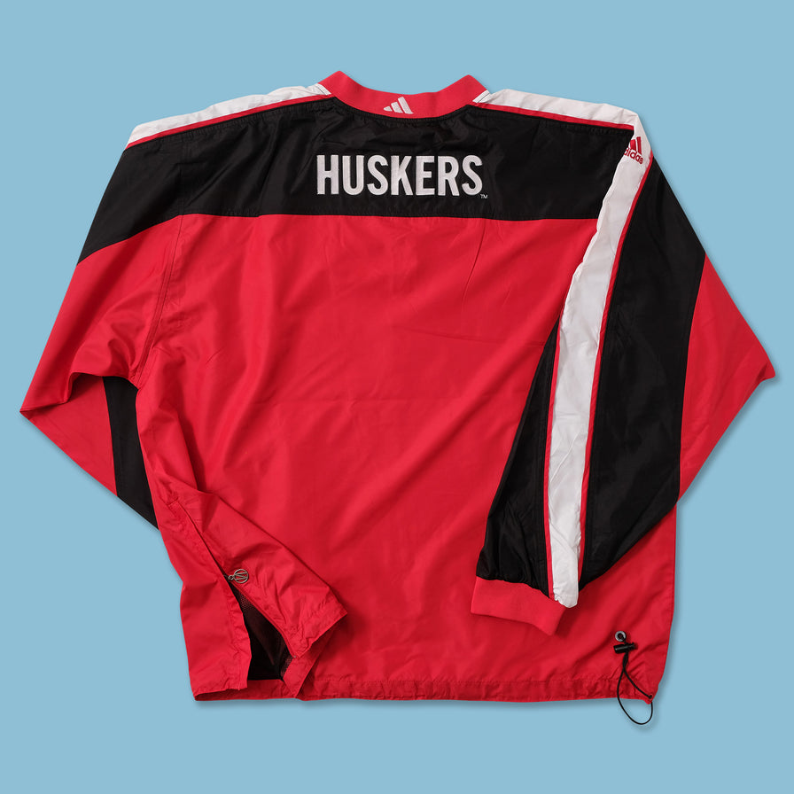 Vintage adidas Nebraska Huskers Windbreaker XXL 
