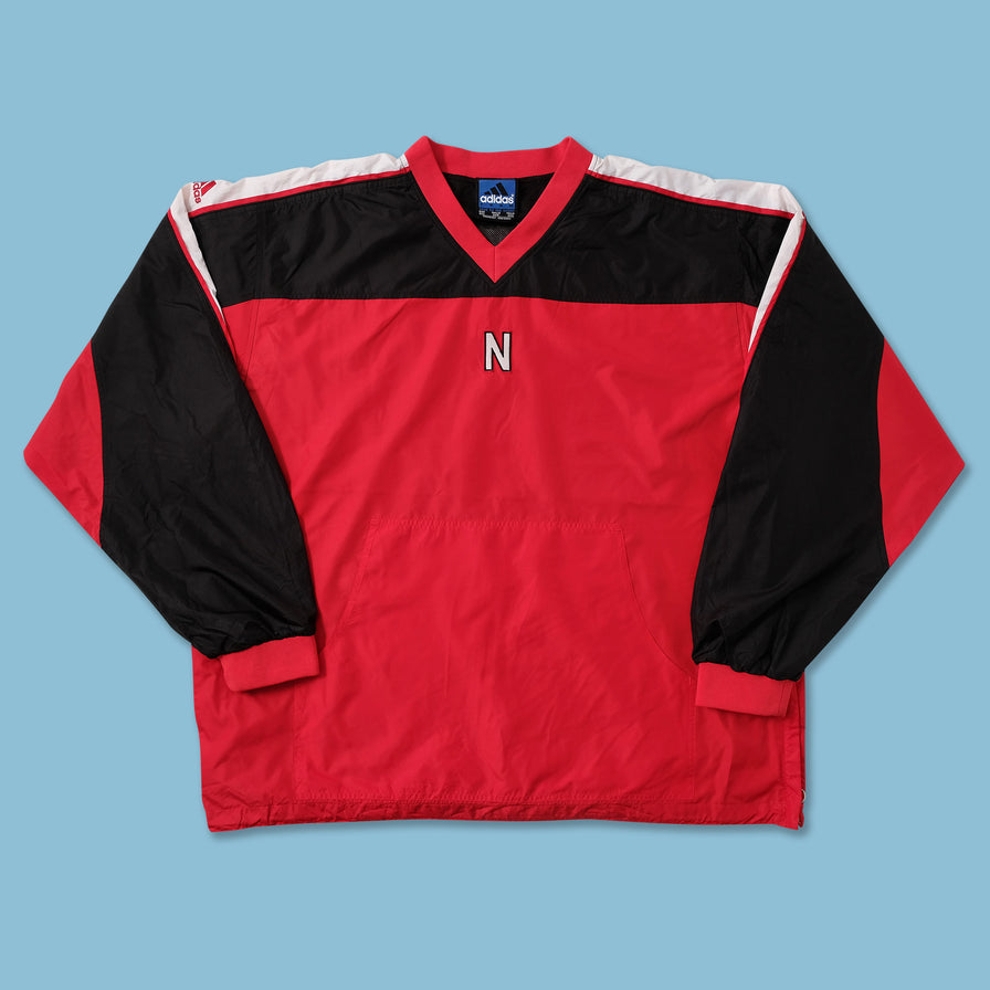 Vintage adidas Nebraska Huskers Windbreaker XXL 