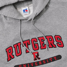 Vintage Russell Athletic Rutgers University Hoody Medium 