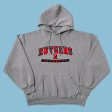 Vintage Russell Athletic Rutgers University Hoody Medium 