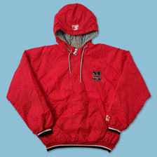 Vintage Starter Nebraska Padded Windbreaker Large 