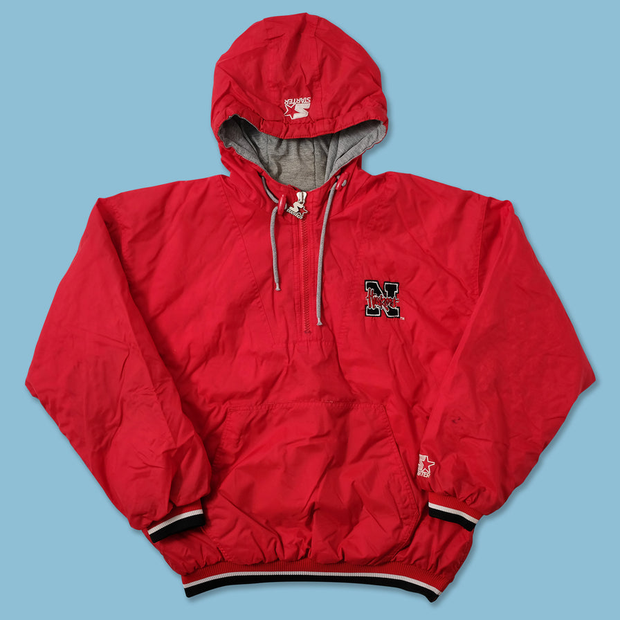 Vintage Starter Nebraska Padded Windbreaker Large 