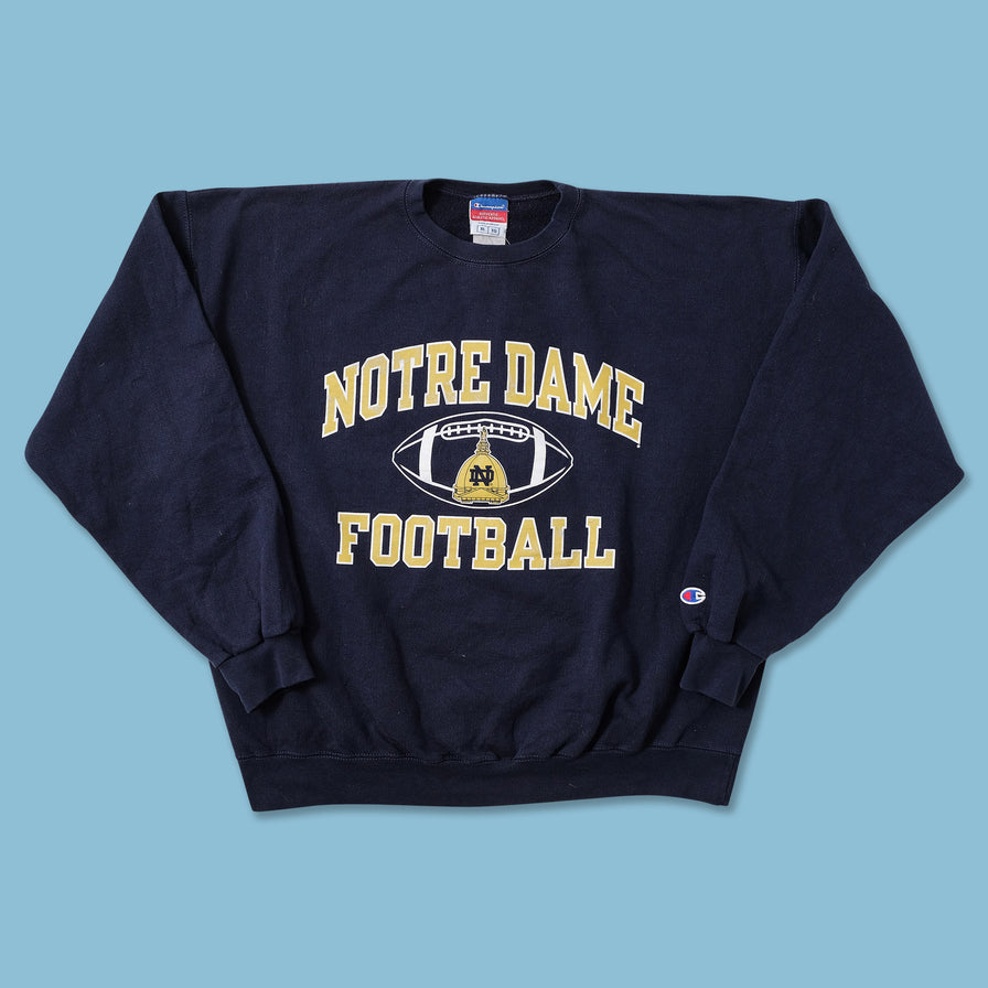 Vintage Champion Notre Dame Sweater Large 