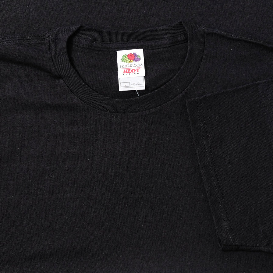 00s Fruit of the Loom Heavy Cotton T-Shirt Large 