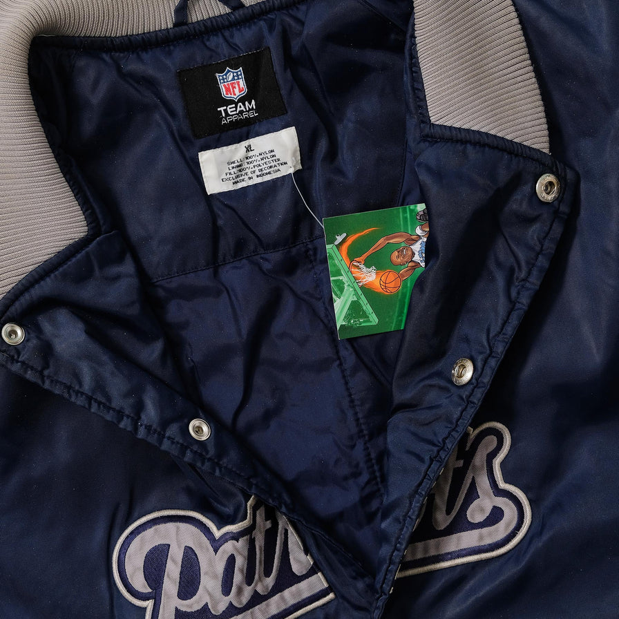 Vintage New England Patriots Padded Varsity Jacket XLarge 