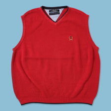 Vintage Tommy Hilifger Knit Sweater Vest Large 
