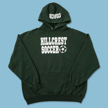 Vintage Hillcrest Soccer Hoody Large 