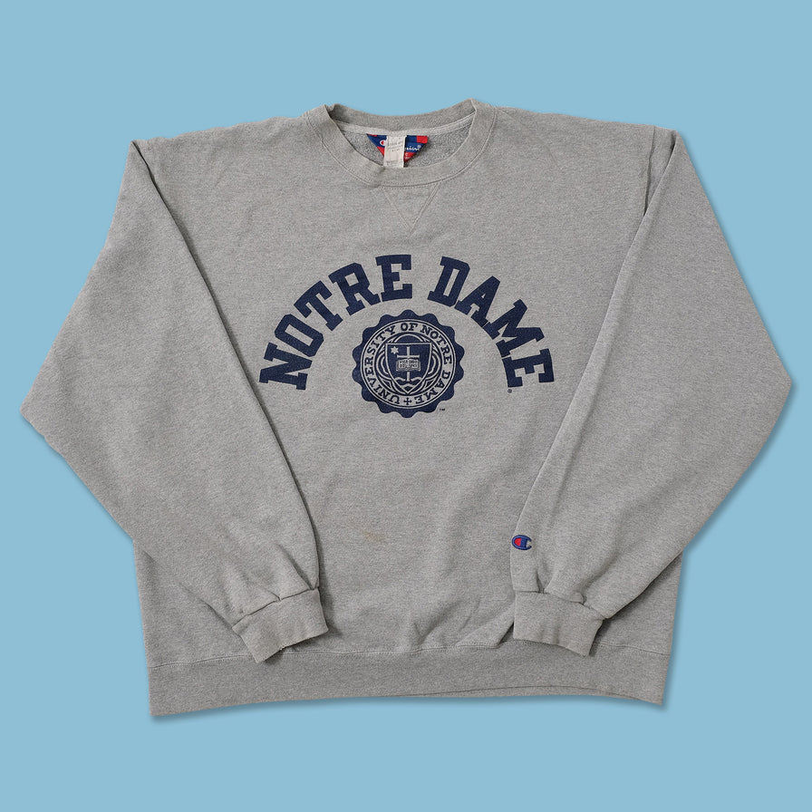 Vintage Champion Notre Dame University Sweater Large 