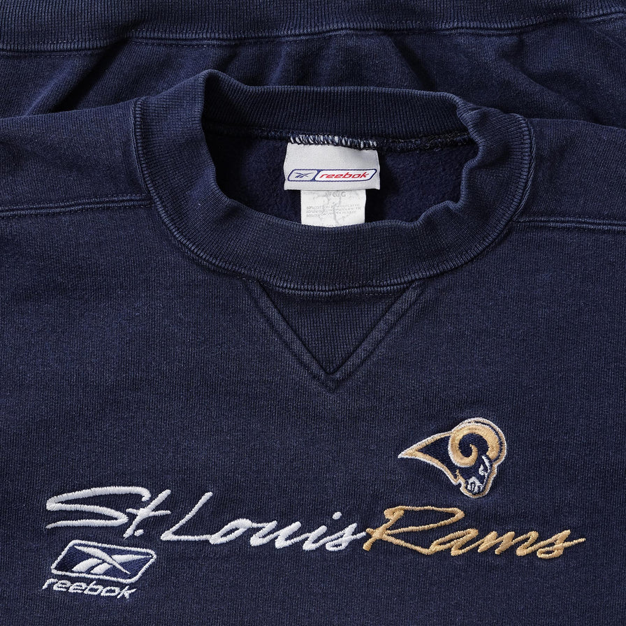 Vintage Reebok St. Louis Rams Sweater Medium 