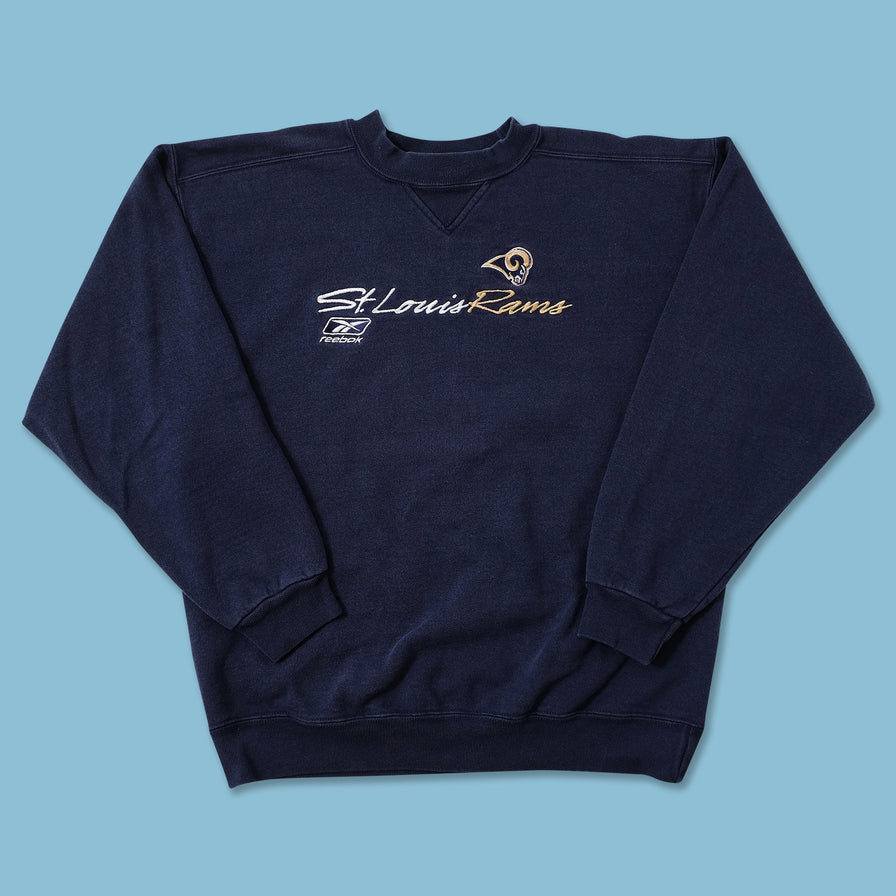 Vintage Reebok St. Louis Rams Sweater Medium 