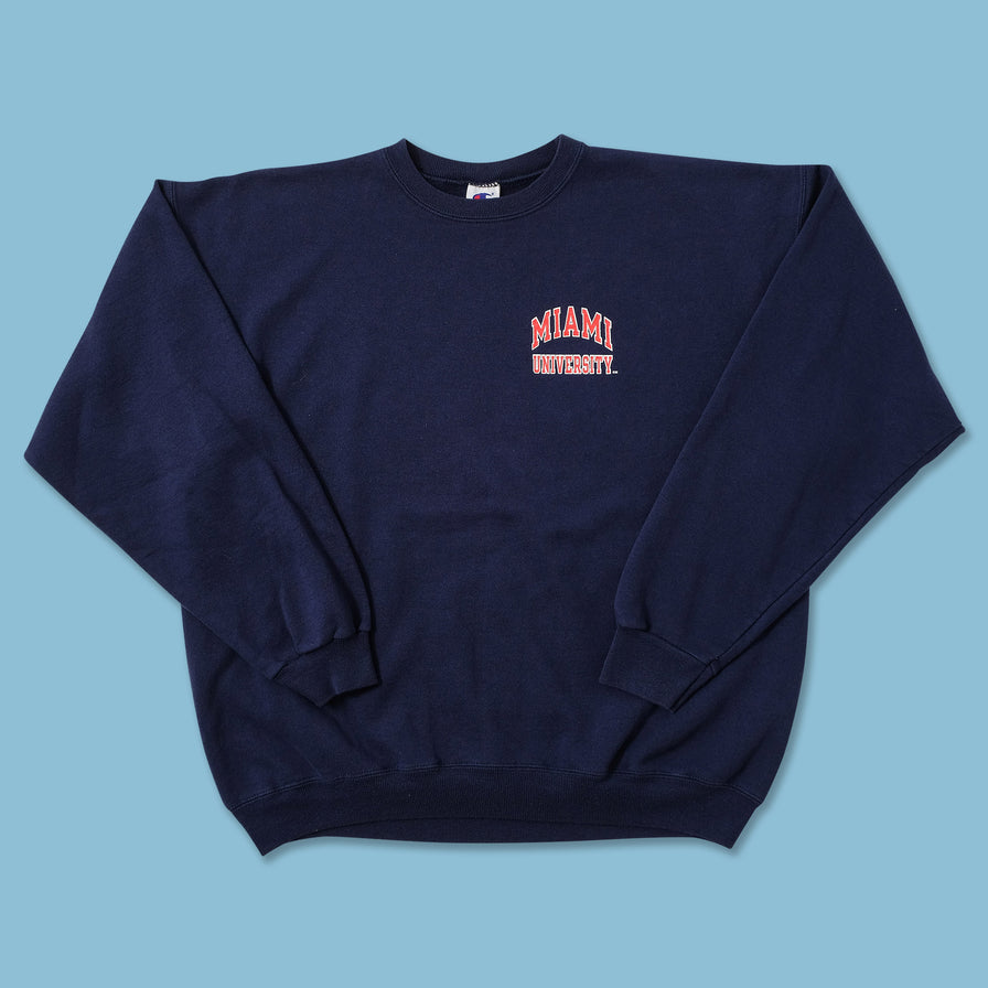Vintage Champion Miami University Sweater Large 