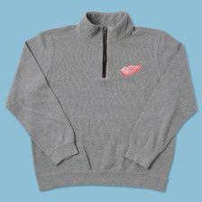 Detroit Red Wings Q-Zip Sweater Small 
