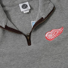Detroit Red Wings Q-Zip Sweater Small 
