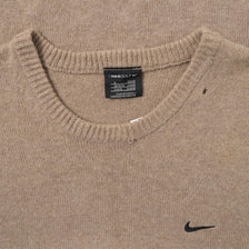 Vintage Nike Mini Swoosh Knit Sweater Medium 